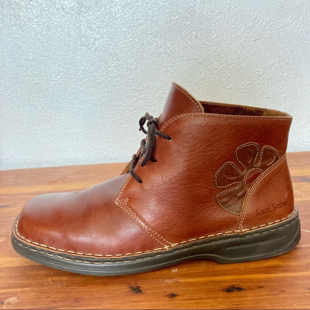 Josef Seibel Leather Short Boots Women’s 8.5